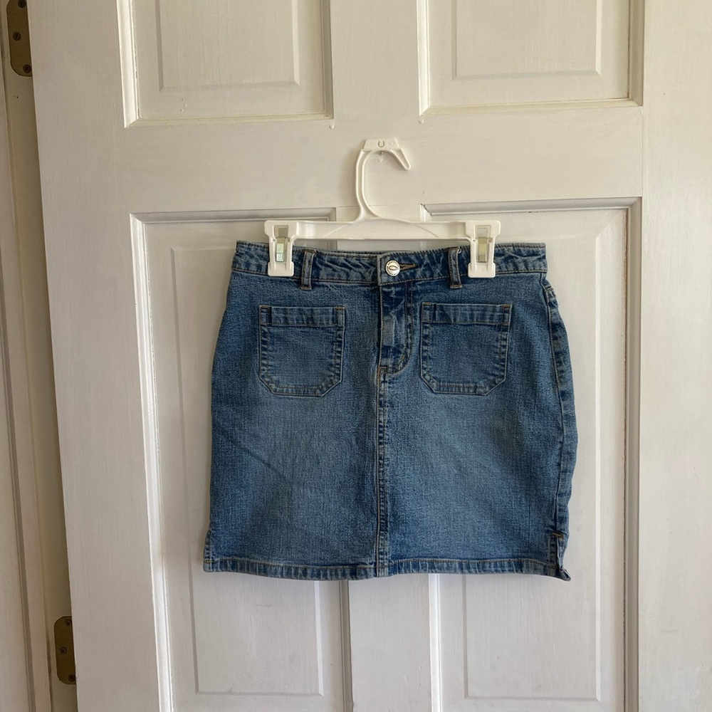 Blue Denim Skirt